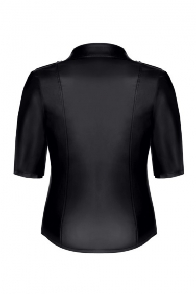 Chemise classique wetlook - Demoniq