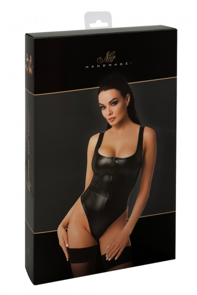 Body wetlook design moderne - Noir Handmade