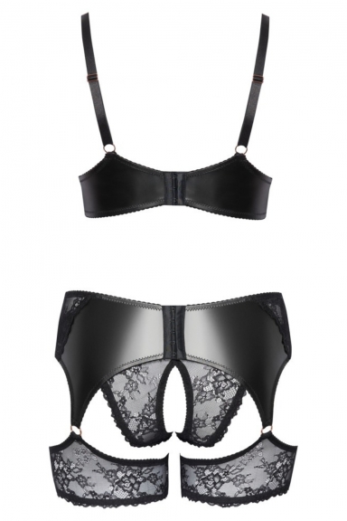 Ensemble lingerie dentelle noire et bijoux - Cottelli