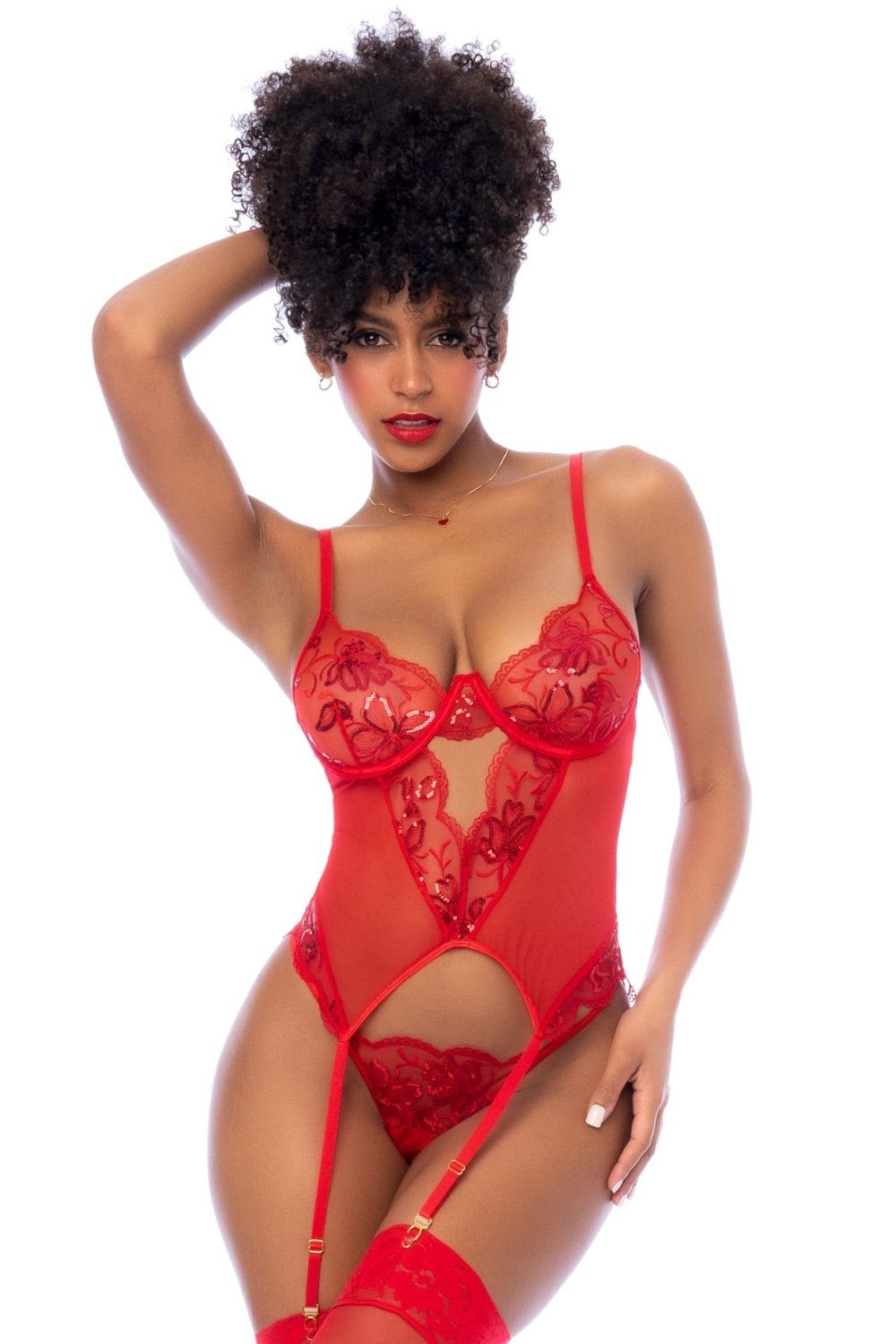 Ensemble 2 pièces rouge - MAL8896RD