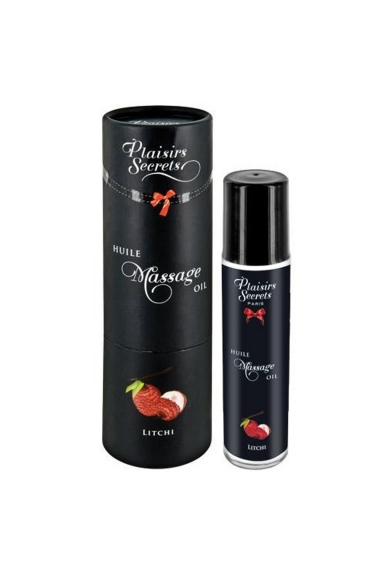 Comestible - Huile de Massage Litchi Qualité Française 59ml - Plaisir Secret