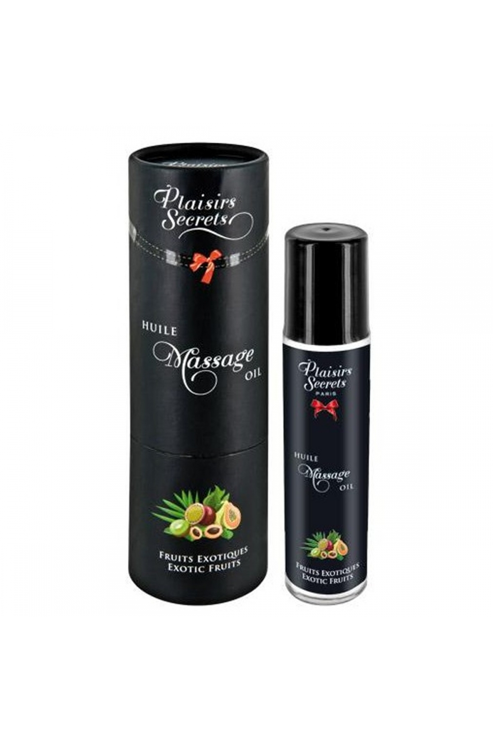 Comestible - Huile de Massage Fruits Exotiques Qualité Française 59ml - Plaisir Secret