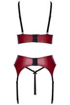 Ensemble ouvert 3 pièces Rouge et Noir - Laissez vous séduire
