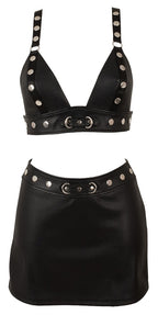 Ensemble style "Bondage" Noir - Le côté rebelle qu'on aime