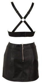 Ensemble style "Bondage" Noir - Le côté rebelle qu'on aime