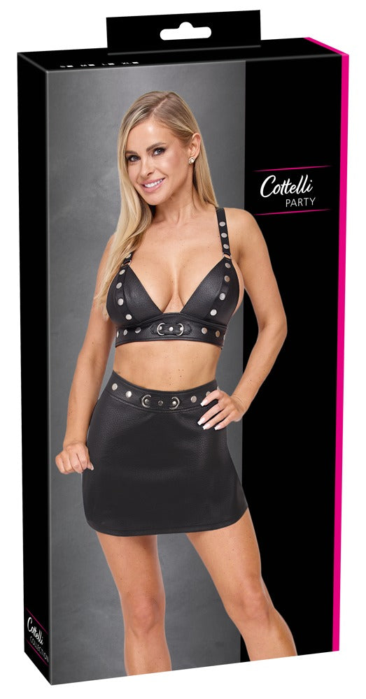 Ensemble style "Bondage" Noir - Le côté rebelle qu'on aime