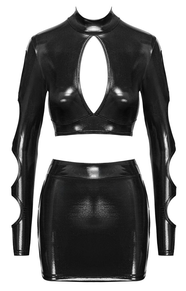 Ensemble brillant avec jupe - Look Chaud et humide