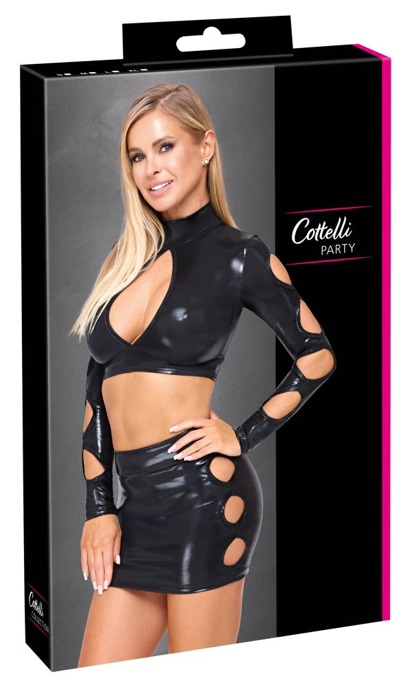 Ensemble brillant avec jupe - Look Chaud et humide