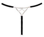 String ouvert strass argentés - Cottelli