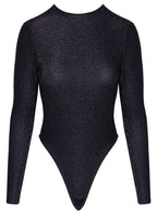 Body noir argenté - Cottelli
