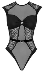 Body dentelle transparent et strass - Cottelli