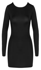 Mini robe noire moulante - Cottelli