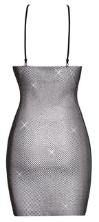 Robe transparente Noire à Strass - Cottelli