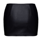 Mini Jupe Simili Noire - Sexy et sexy !