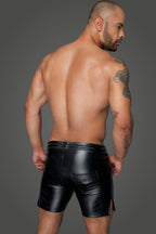 Short wetlook homme - Noir Handmade