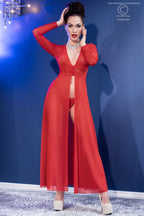 Babydoll longue rouge - Chilirose