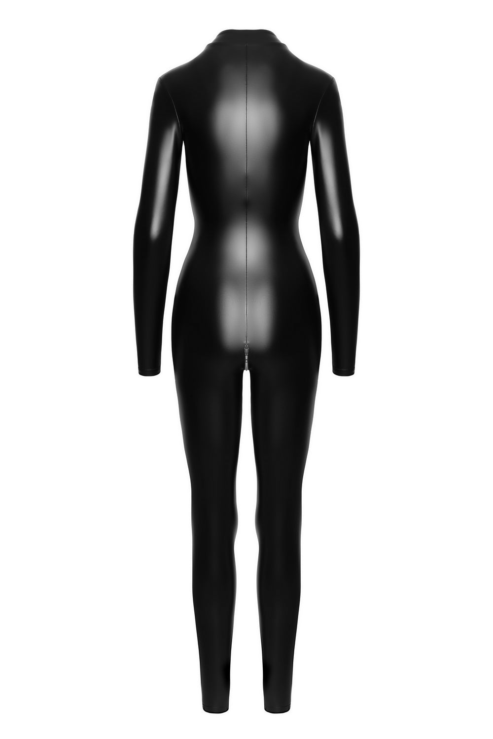 Combinaison wetlook avec zip - Noir Handmade