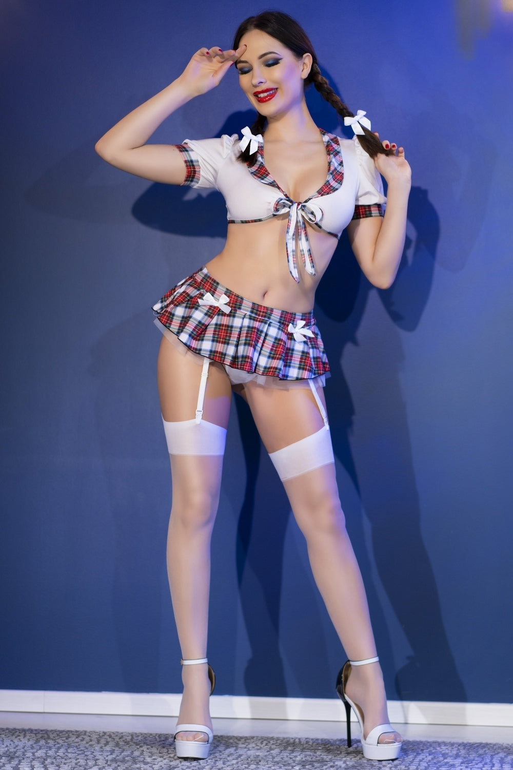 Costume 6 pièces écolière sexy - Chilirose