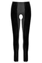 Leggings ouvert vinyle et stretch - Black Level