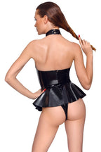 Body vinyle avec basque - Black Level