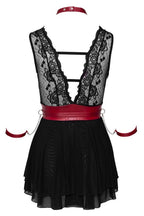 Robe babydoll avec attaches - Cottelli Bondage