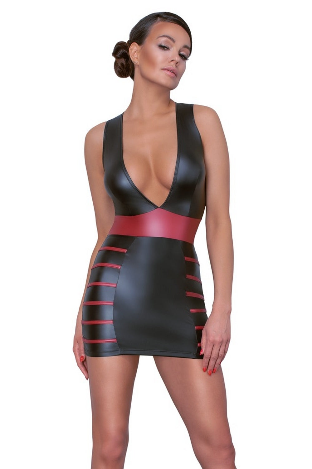 Robe décolleté bicolore - Cottelli Party Image principale du produit