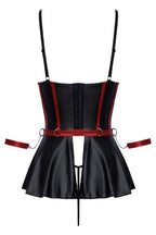 Ensemble top peplum ouvert - Cottelli Bondage