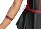 Ensemble top peplum ouvert - Cottelli Bondage