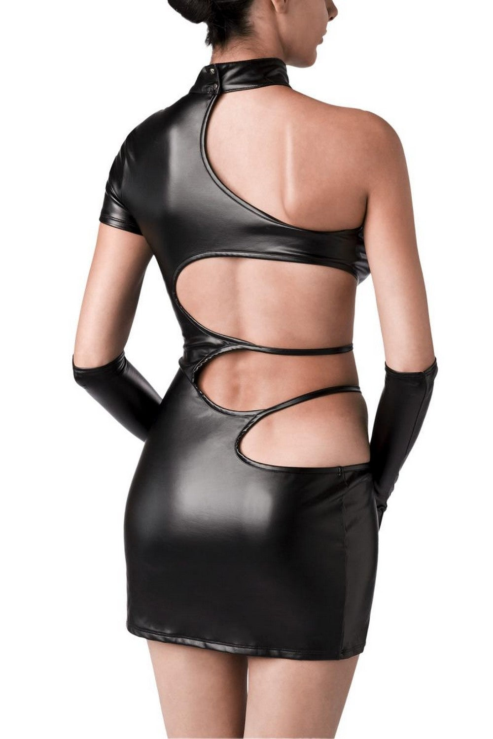 Mini robe ajourée Wetlook - Grey Velvet Image secondaire du produit