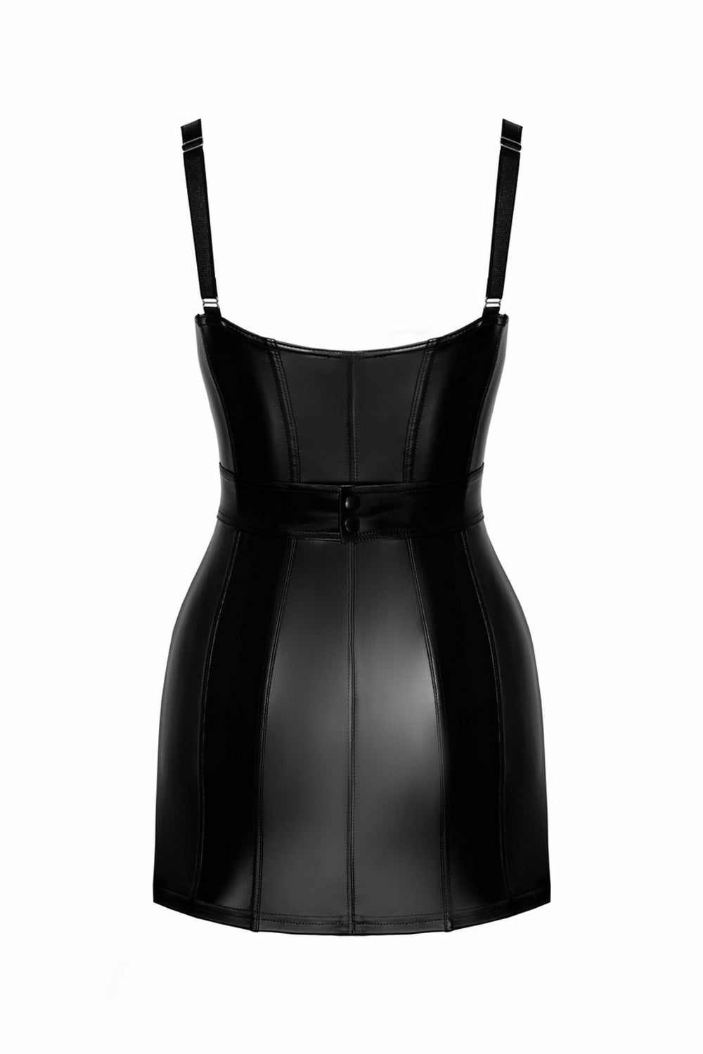 Mini robe wetlook Collection ProjectFetish - Noir handmade