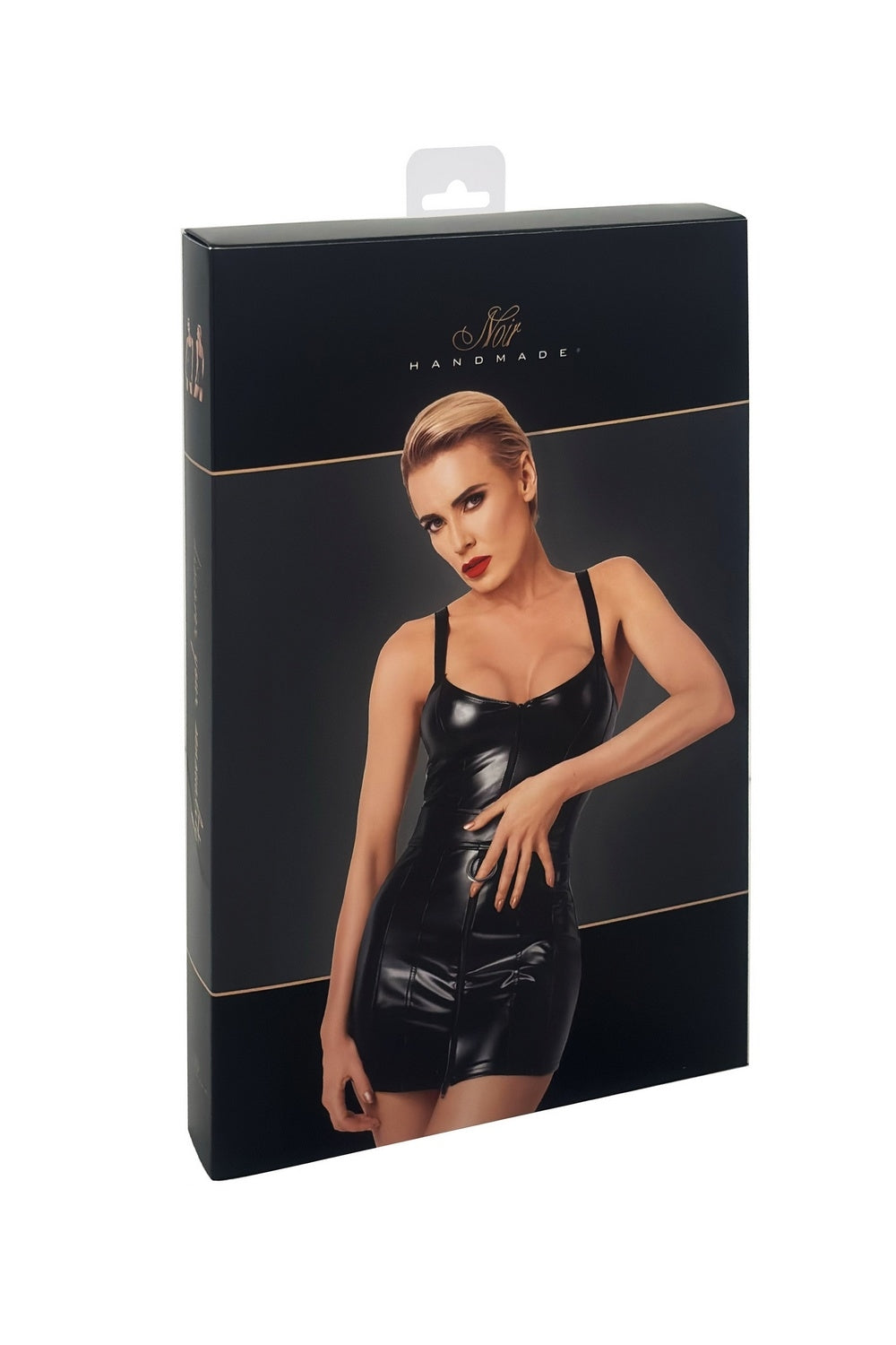 Mini robe wetlook Collection ProjectFetish - Noir handmade
