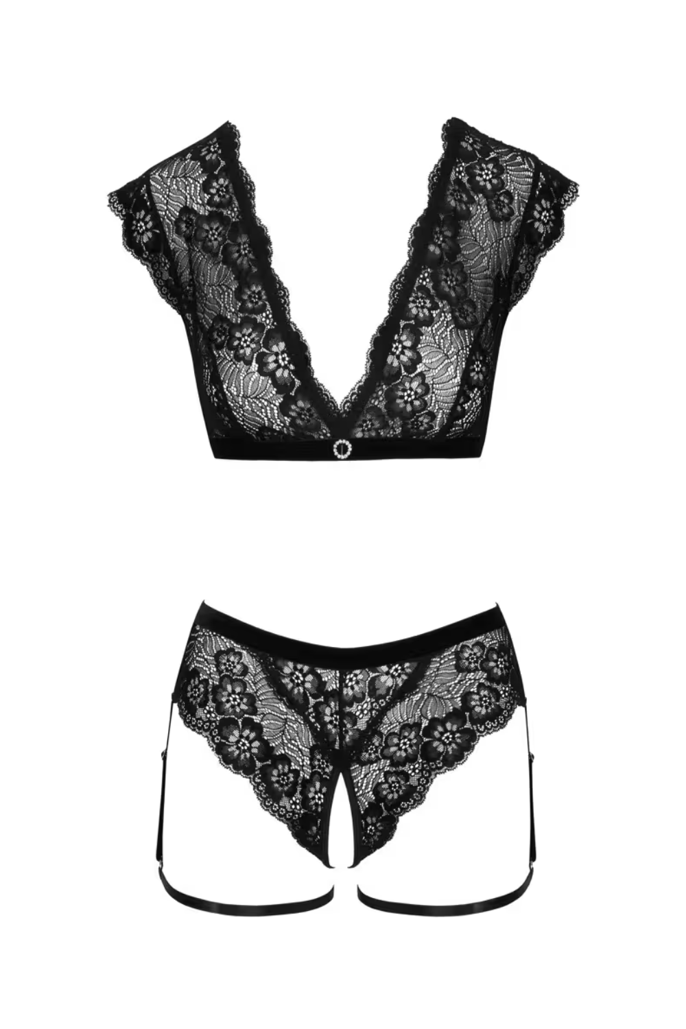 Ensemble top en dentelle fine - Cottelli