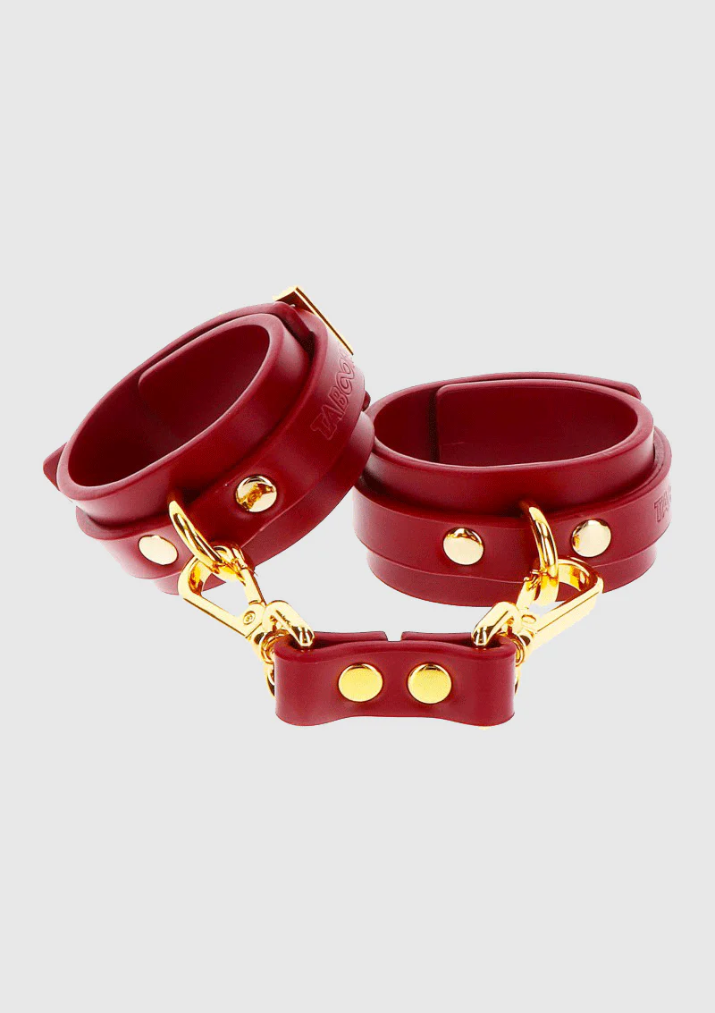 Menottes rouges dorées - Taboom Image principale du produit
