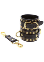 menottes de chevilles noires avec clous - taboom
