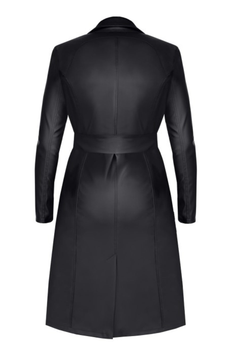 Manteau élégant classique éco cuir - Demoniq