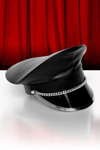 Casquette fétiche militaire éco cuir mat - Demoniq