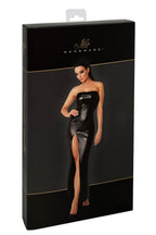 Robe bustier fendue Aphrodisia - Noir Handmade