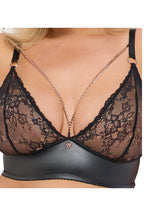 Ensemble lingerie dentelle noire et bijoux - Cottelli