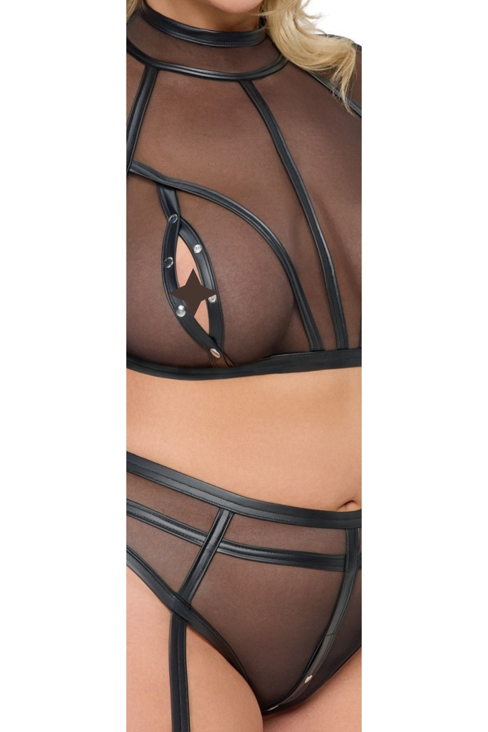 Ensemble transparent Bondage - Cottelli Image secondaire du produit