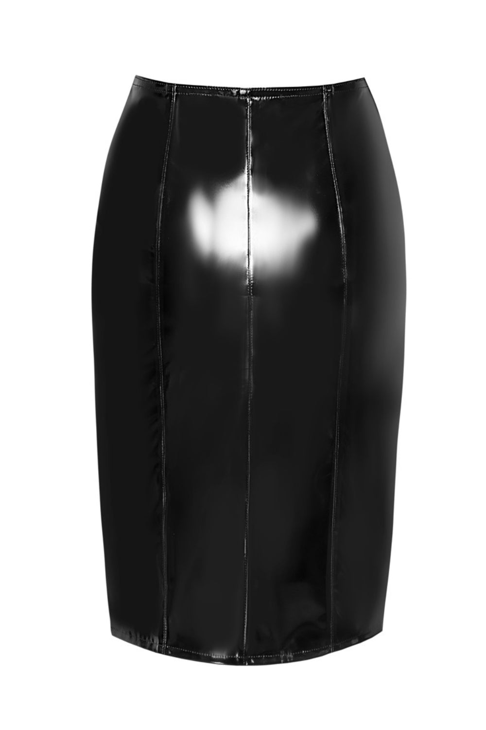 Jupe moulante en vinyle - Black Level