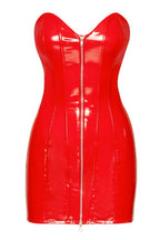 Mini robe en vinyle rouge - Black Level