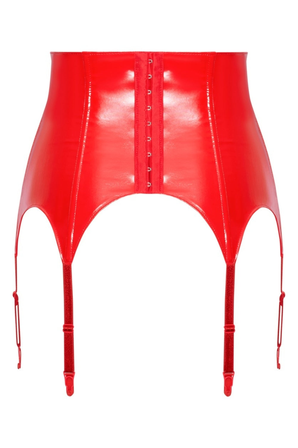 Porte-jarretelles en Vinyle Extra Large Rouge – Black Level