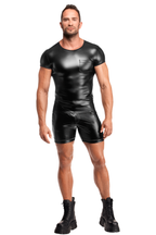 T-shirt wetlook - Noir Handmade