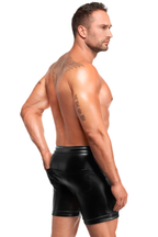 Short effet wetlook - Noir Handmade