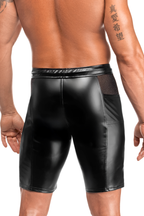 Short long effet wetlook - Noir handmade