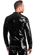 Veste pvc brillant - Noir Handmade