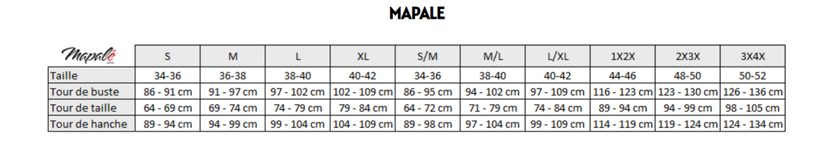Guide des tailles